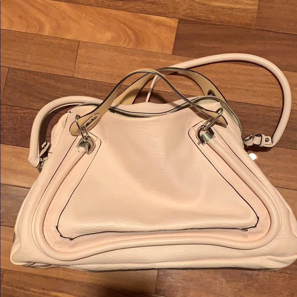 Beautiful Rare Authentic Chloe Pink Large Paraty Bag!